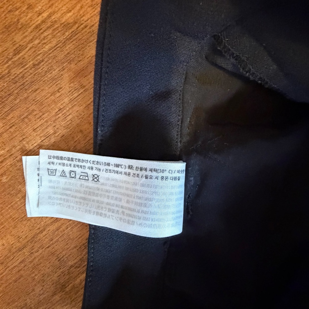 Abercrombie & Fitch Sloane Tailored Wide-Leg Women's Black Trousers Size 24 (00) - Picture 11 of 16